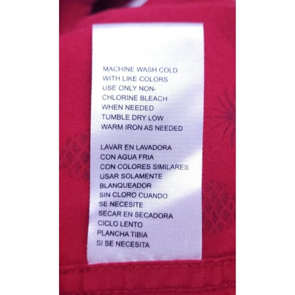 Iron Co Short Sleeve Red Pineapple Hawaiian Button Up Shirt Size S Mens & Unisex - Picture 8 of 9